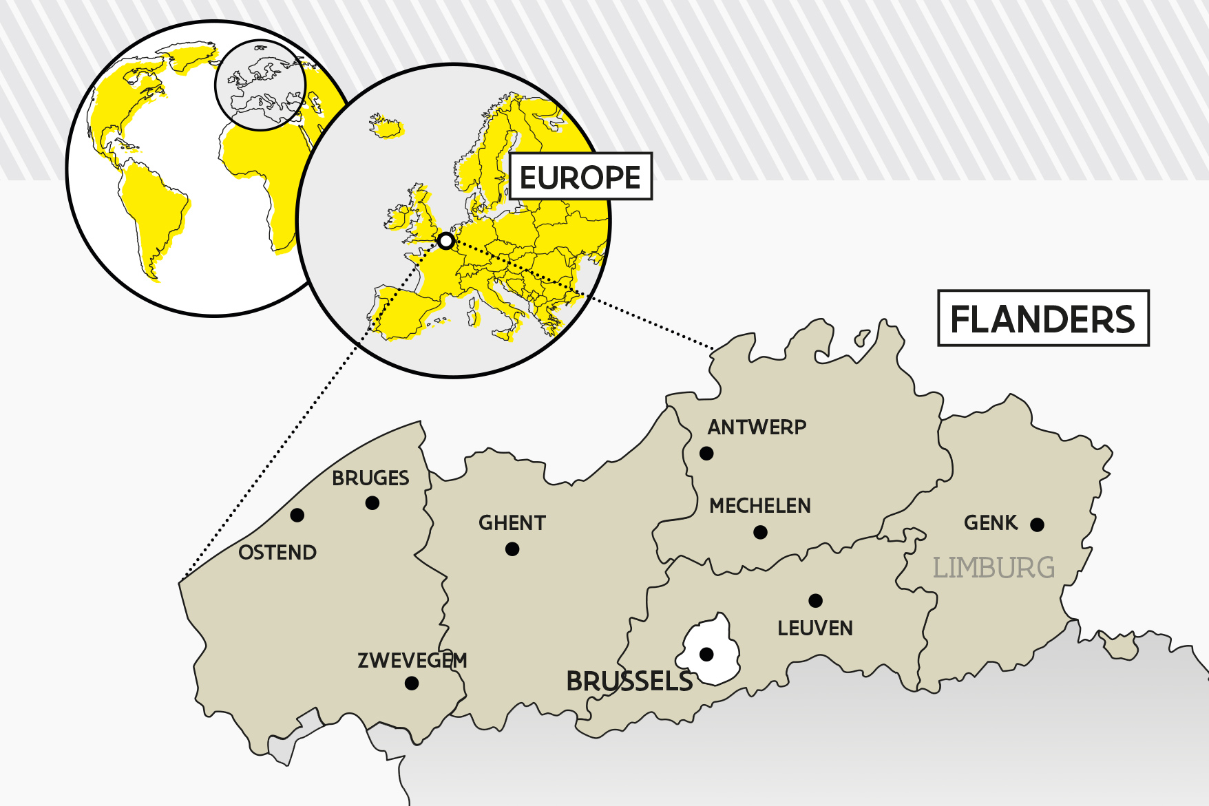 map Flanders