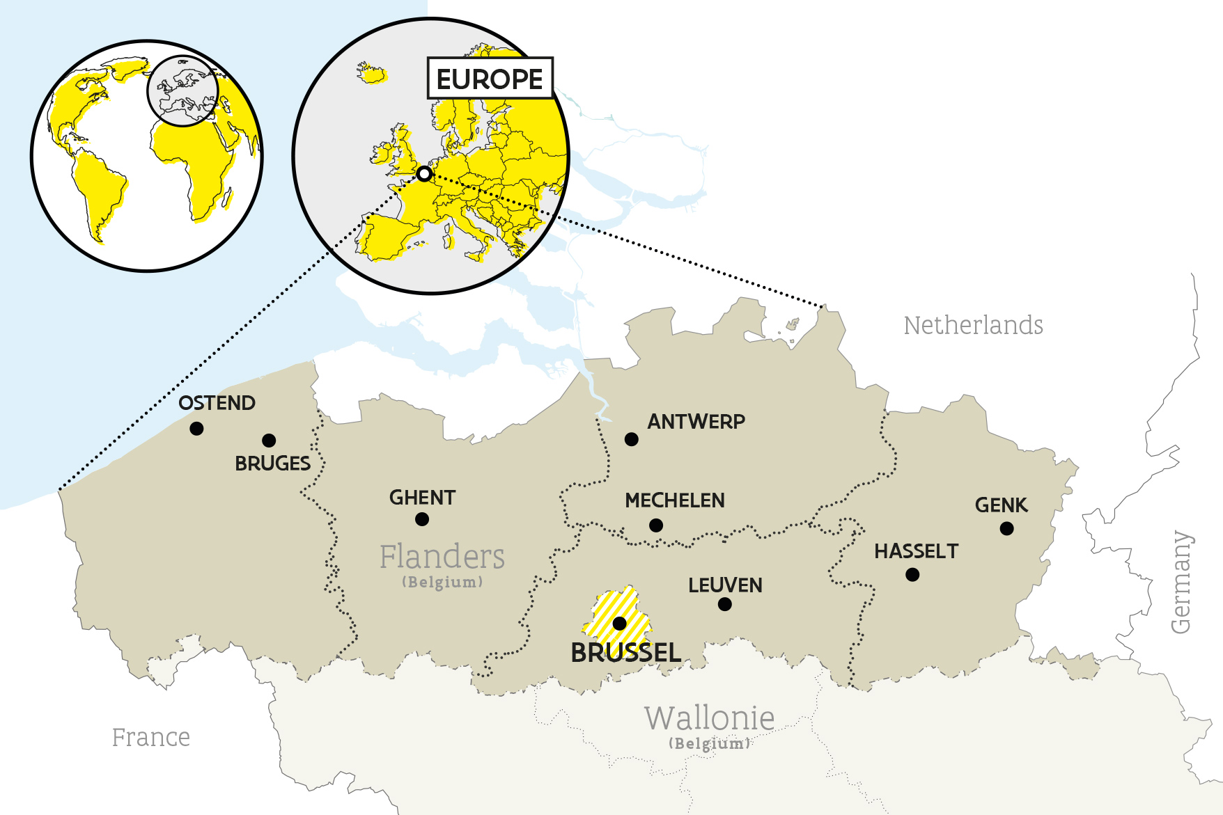Map Flanders